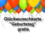 GEBURTSTAGSKARTE  gratis  kostenfrei