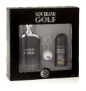 Set 3 Teile GOLF BLACK by NEW BRAND 100ml EdT Herren