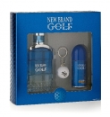 Set 3 Teile GOLF BLUE by NEW BRAND EdT Herren