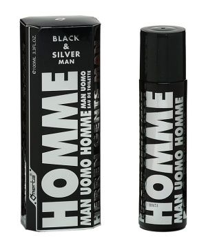 BLACK & SILVER HOMME Herren Parfum 100 ml Omerta OM120