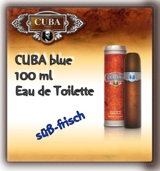 100 ml CUBA BLUE Eau de Toilette unisex