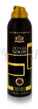 Deodorant Extasia Goldy 200 ml (=1,95EUR/100ml) Damen New Brand