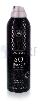 Deodorant So French 200 ml (=1,95EUR/100ml) Damen New Brand
