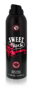 Deodorant Sweet Black 200 ml (=1,95EUR/100ml) Damen New Brand