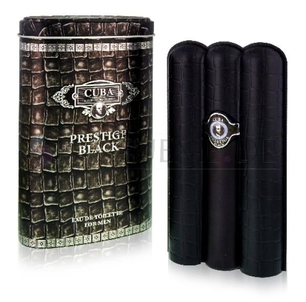 90 ml CUBA PRESTIGE BLACK Eau de Toilette Herren